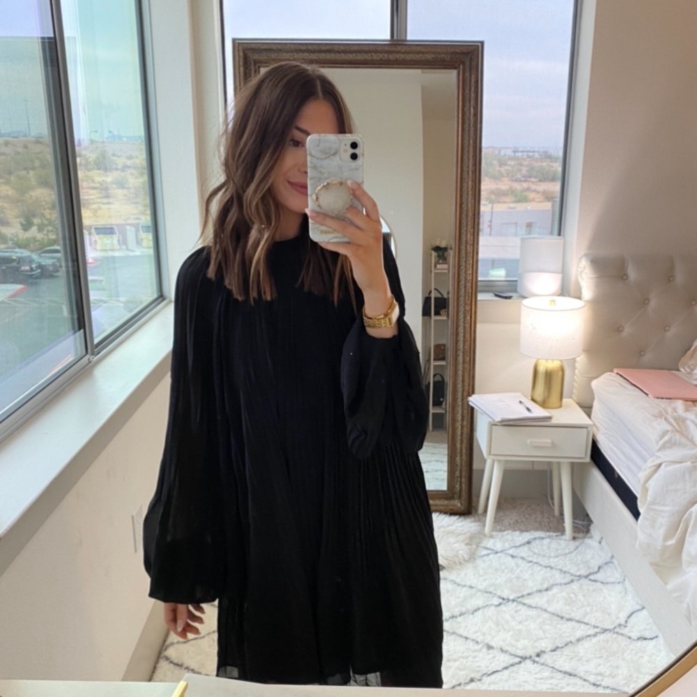 Black Chiffon Dress